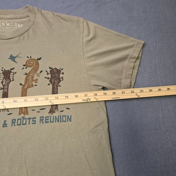Green Label Organic Cotton Men's S Bristol Rhythm & Roots Reunion Graphic T-Shir - Picture 6 of 7